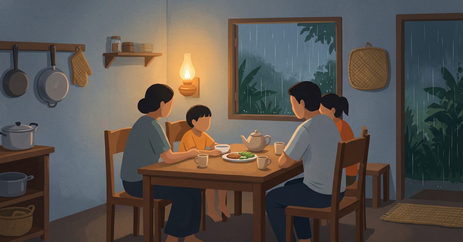 ภาพประกอบ: สามเดือนที่เปลี่ยนจังหวะของพระและชาวบ้าน