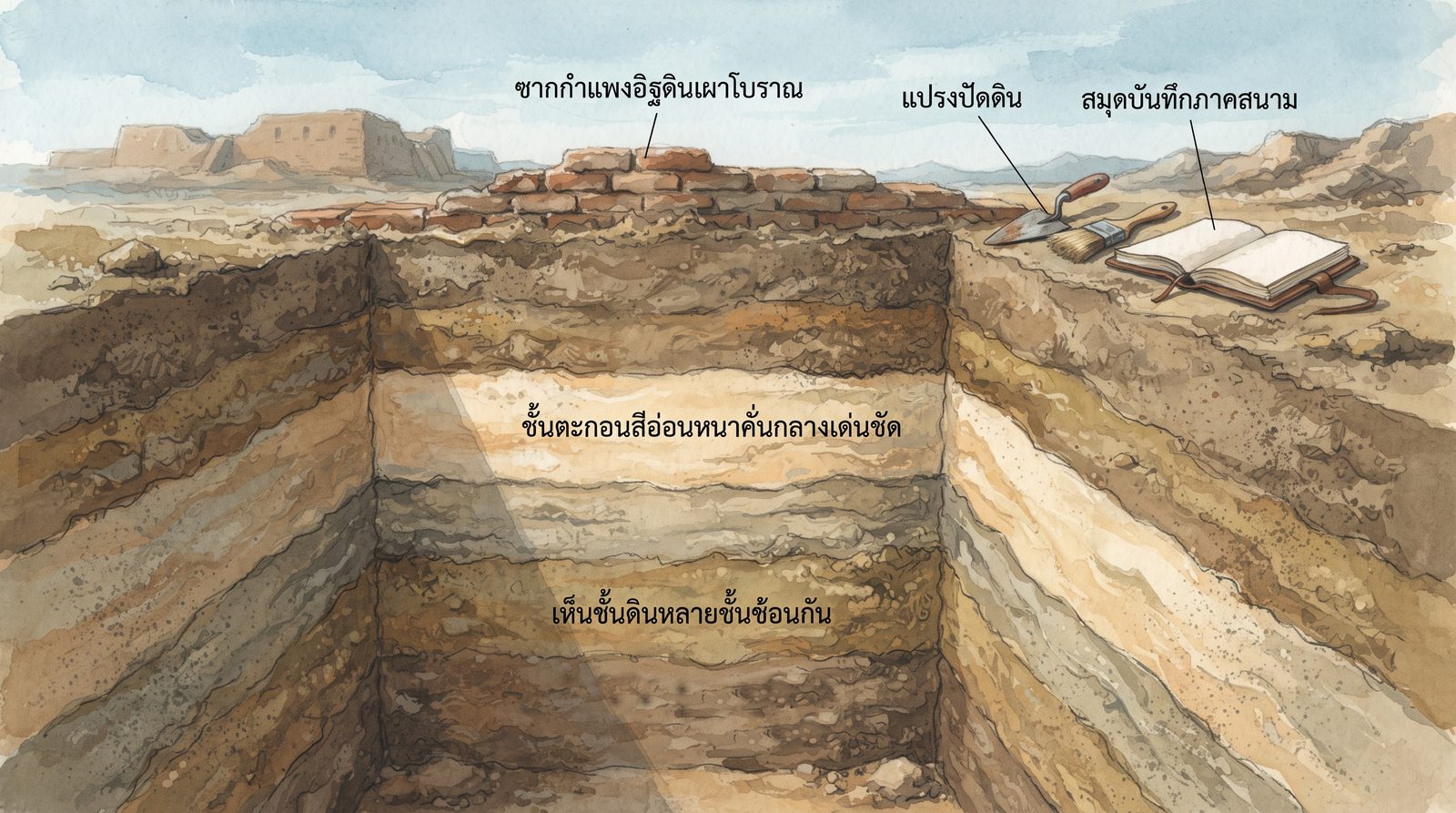 ภาพประกอบ: จากกิลกาเมชถึงปฐมกาล: ร่องรอยน้ำท่วมในชั้นดินเมโสโปเตเมีย